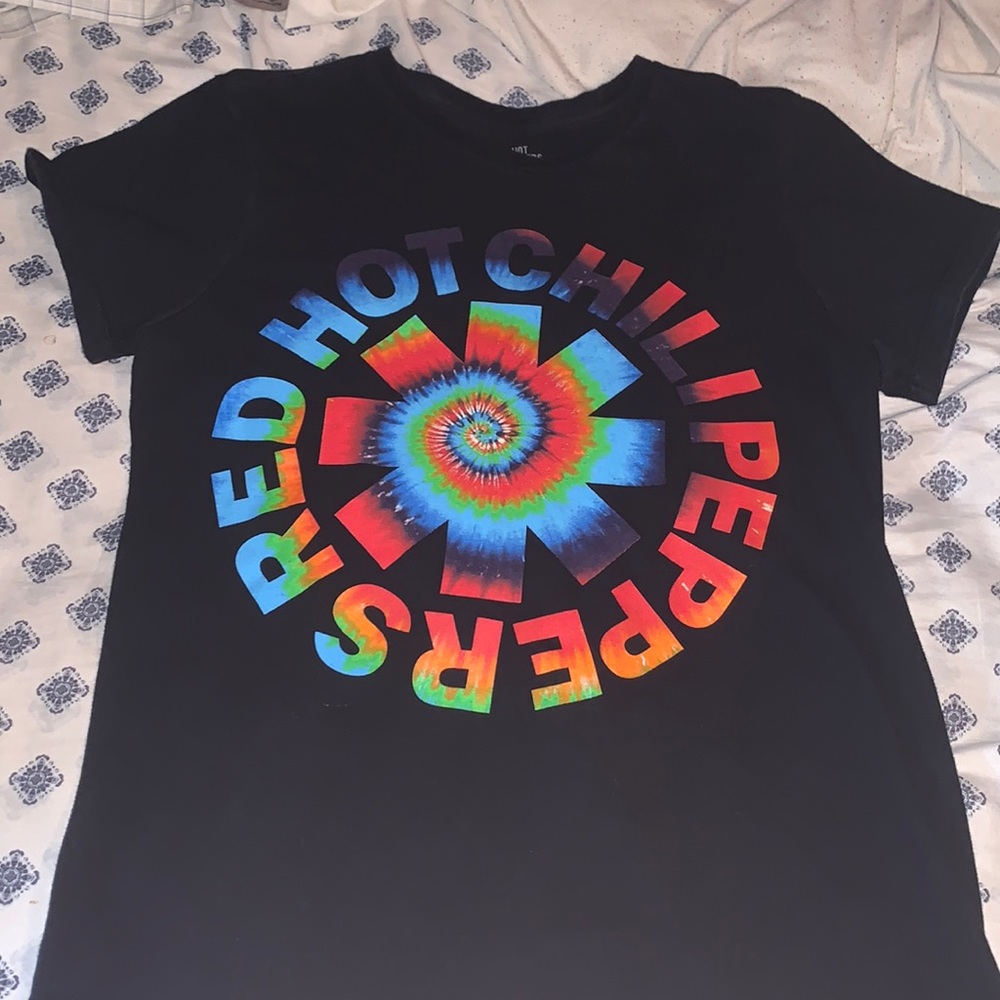 Red Hot Chili Peppers Tie-Dye Logo T-Shirt